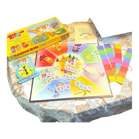 Vintage Rainbow Brite Hallmark Board Game 1983 Complete VGC - Picture 2 of 16